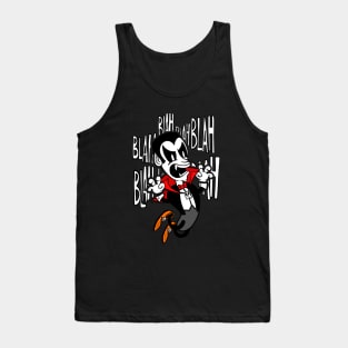 Spooky Dracula Blah Blah Blah Tank Top